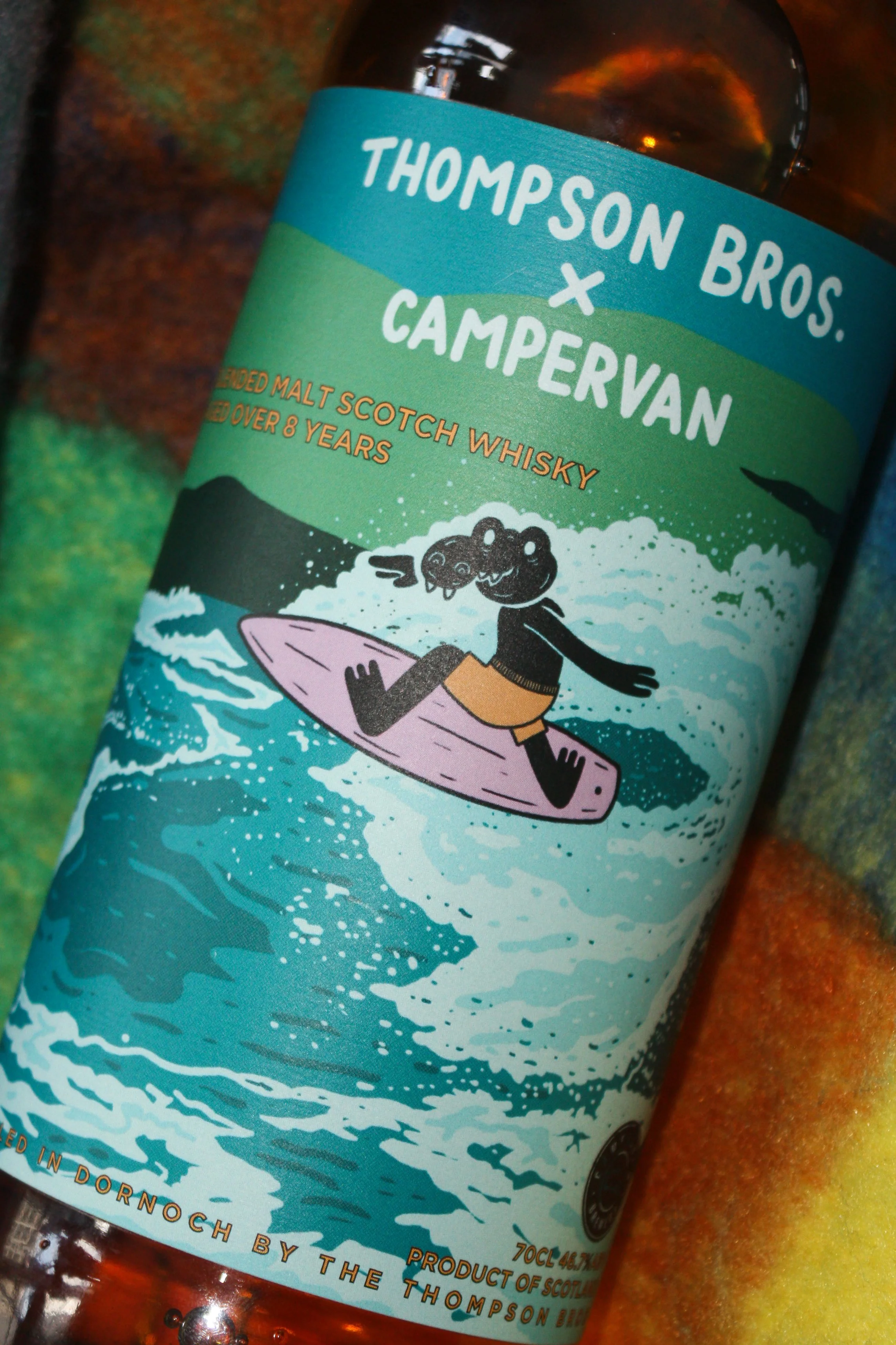 Thompson Bros. x Campervan 8年スコッチウイスキー Thompson Bros X Campervan 8yo — Dramface